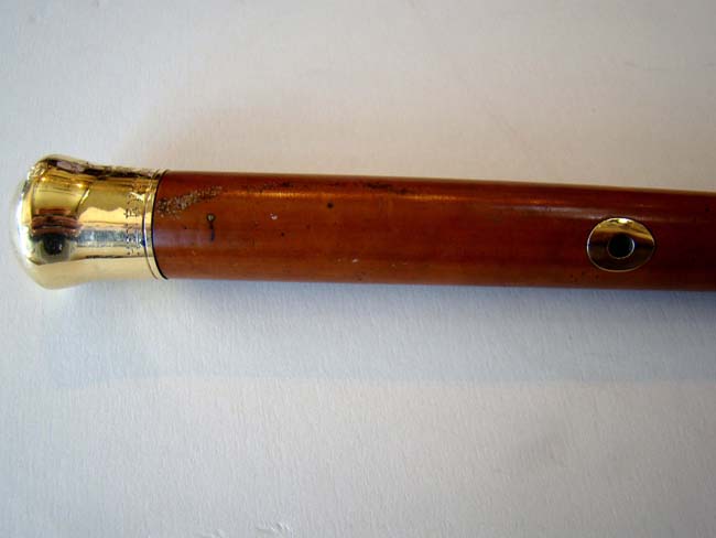 A GOLD knobed Walking Stick owned by British Admiral Sir Henry Bryan Martin (1803-1865) — image 3